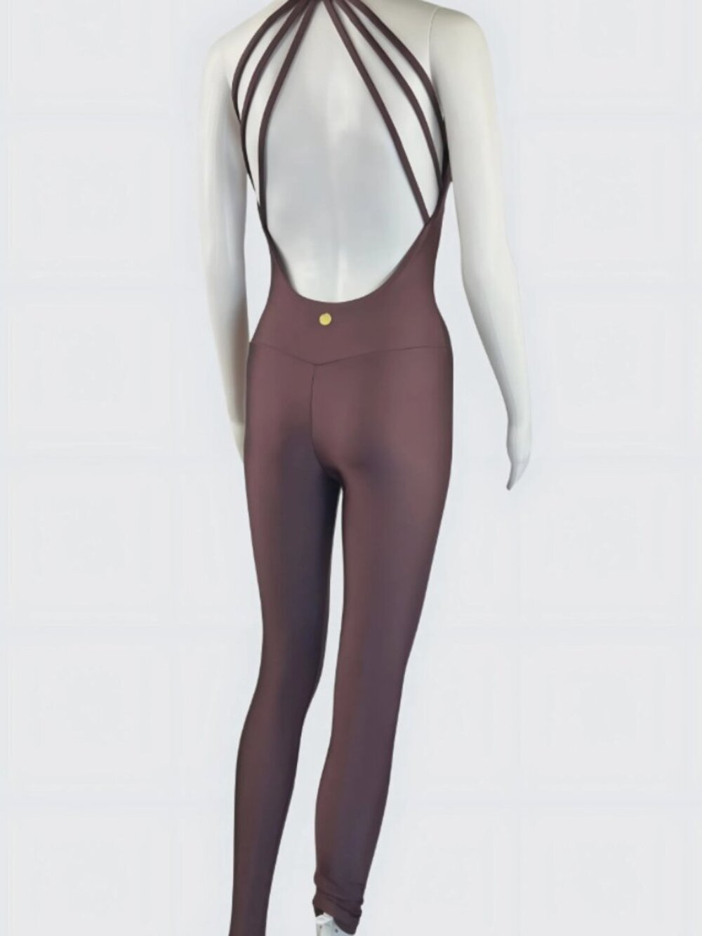 Women's Open Back Fitness Jumpsuit | Sculpting Activewear One-Piece